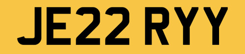 Jerry jer number plate - jerry, y