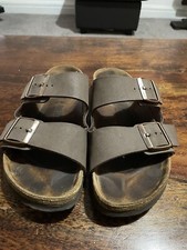 Birkenstock Betula 240 Sandals Slides Brown Leather Size 39  
