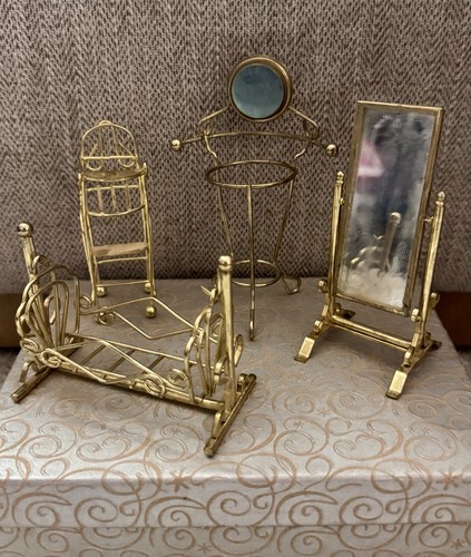 Vintage dollhouse metal - vintage,