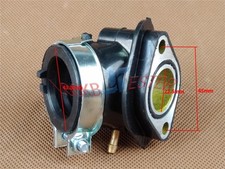 Intake Manifold Inlet Pipe for GY6 Moped Scooter 110cc 125cc 150cc Carburetor #F