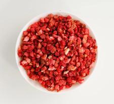 Freeze Dried Strawberry Pieces 50g 100g 200g Bulk Strawberries Piece Nibs Crumb