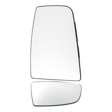 Upper & Lower Mirror Glass For Ford Transit MK8 2014+ Drivers Side Right Hand
