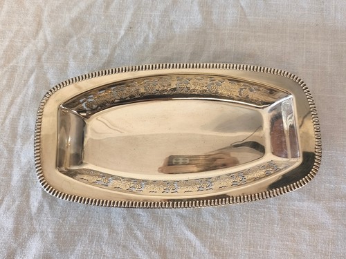 Small vintage tray silver - vintage,