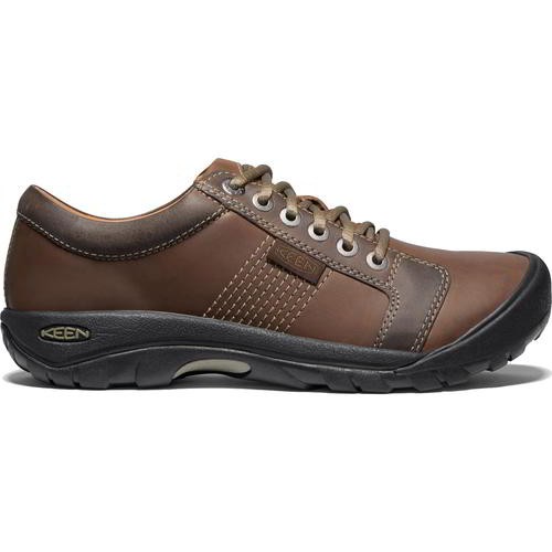 Keen austin mens brown lace - brown, up