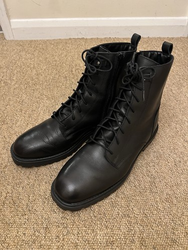 Next black real leather - black, lace