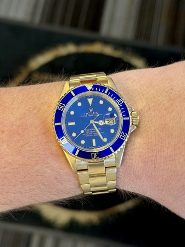 Rolex submariner date 18ct - |,