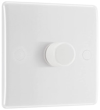 Intelligent Single Wall Dimmer Switch, 2 Way, round Edge, Nexus 800 Series, Whit