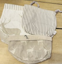 Ian Mankin Peony & Sage Voyage Maison Susie Watson Set - Bags & Fabric Basket