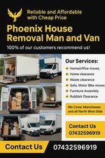 Man and van hire house - and,