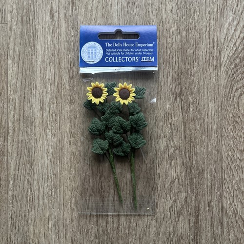Dolls house tall sunflowers - dolls,