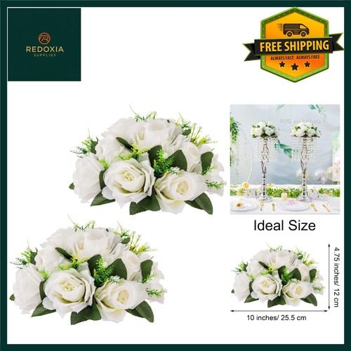 Elegant white silk rose flower - elegant,