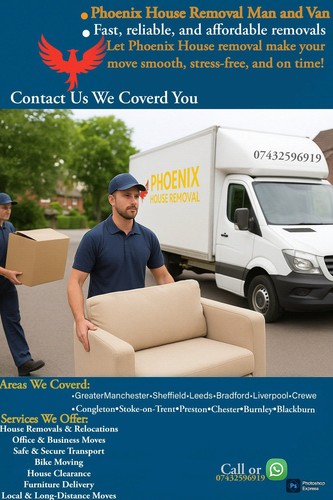 Man and van hire - and,
