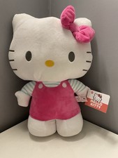 Hello Kitty Plush Doll by Sanrio Pink Dress Soft Stuffed Toy 36cm Tall New