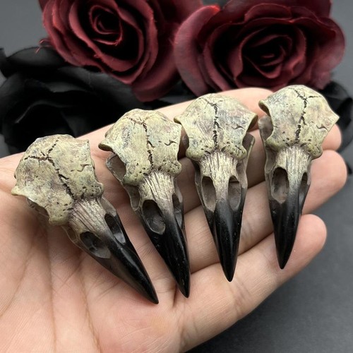 2pcs crow skull pendant - skull,