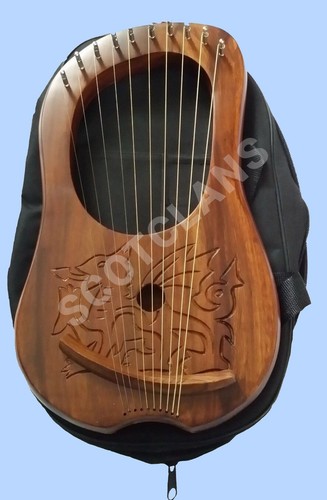 Lyre harp metal strings - metal,