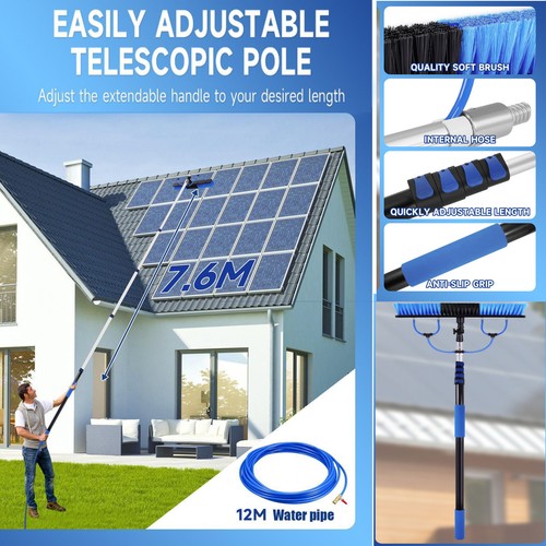 Extendable 6m telescopic - , 7.6m