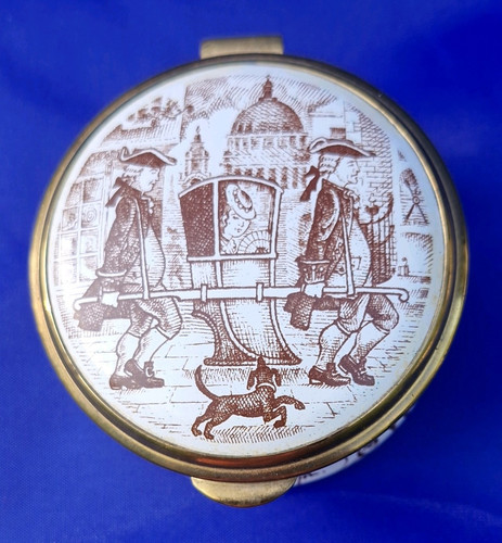 Staffordshire enamels hinged - staffordshire,