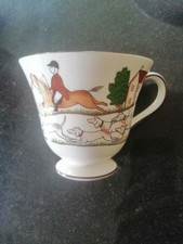 Wedgwood Bone China Hunting Scenes Cup And Saucer