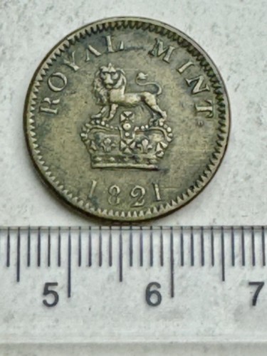 1821 full sovereign coin - sovereign,