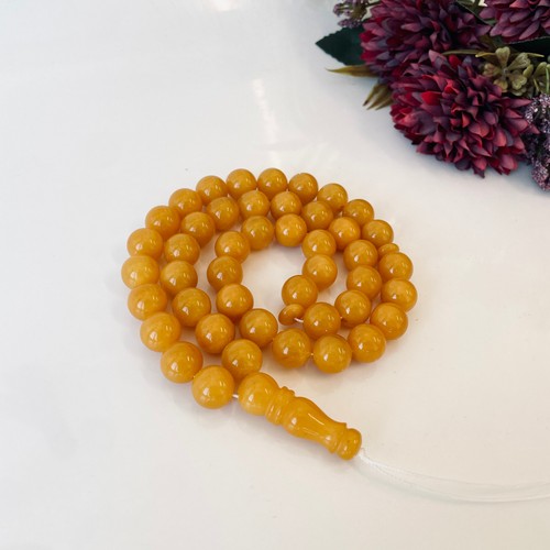 Amber misbaha round beads - misbaha,,