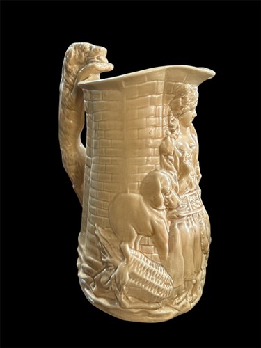 Relief jug vase - vase, burleigh