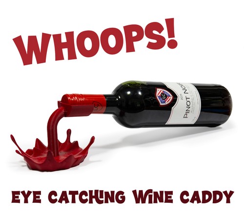 Funny wine bottle stand - funny, holder