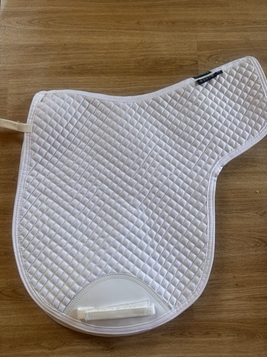 Cameo size large white numnah - cameo,