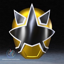 Samurai Gold Ranger Helmet 3D
