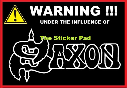 Vinyl sticker saxon - vinyl,