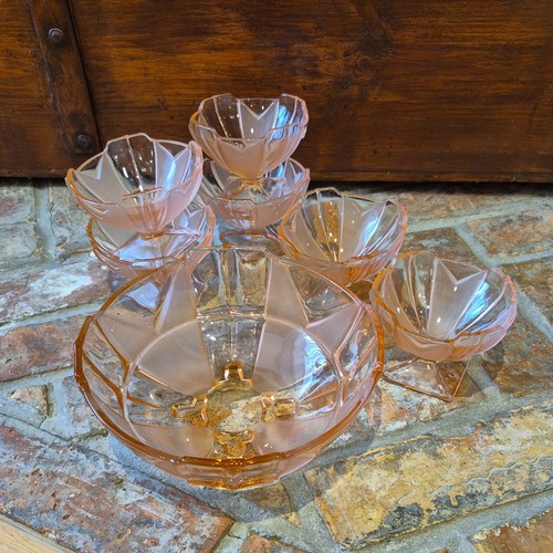 Art deco sowerby pink - deco,