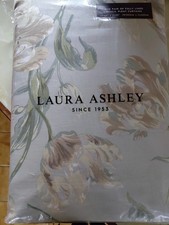 Laura Ashley Gosford SAGE Curtains Pair 88" Wide x 90" Long Bnip
