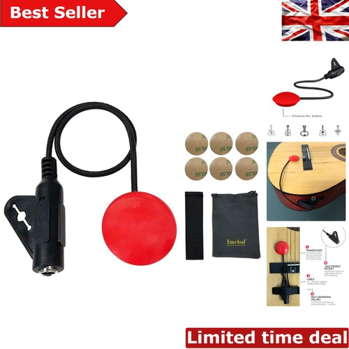 Stylish red piezo pickup for - stylish,