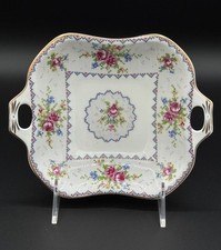 Royal Albert “Petit Point” Sweet Meat Dish – Handled Bone China Tray – England