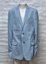 MARKS & SPENCER Kids Boys Lovely Blue Smart Long Sleeve Suit 13-14 Years