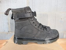 Dr Martens Comb Tech Nubuck Black Boots Size 10 UK