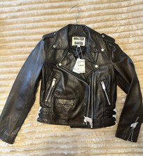 Lams Leather Jacket Black