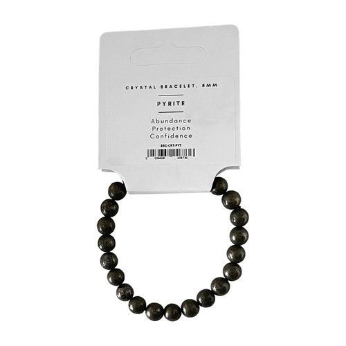 Crystal bracelet 8mm - crystal,