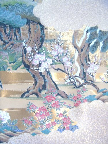 Ayane woven nuitori - woven, woodland