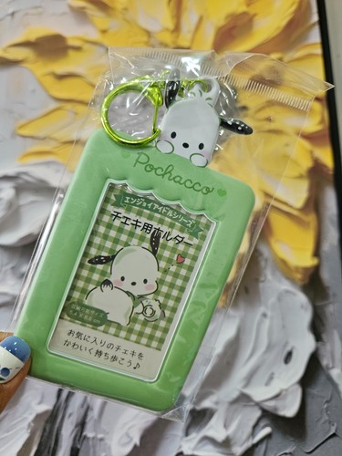 Sanrio pochacco green card - green,