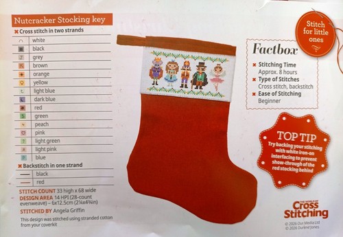 Cross stitch kit christmas - cross,