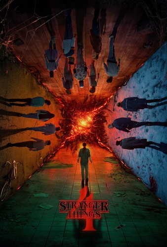 Stranger things series wall - series,