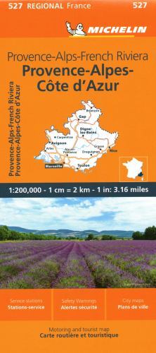 Michelin regional maps - michelin, france