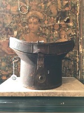 Antique Christys London G Houghton & Son Ltd Beaver Silk Top Hat In Leather Case