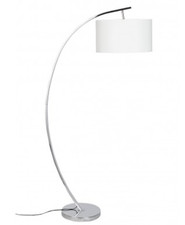 Argos Home Clane Chrome Arch Floor Lamp - 30cm Cream - Shade Dented