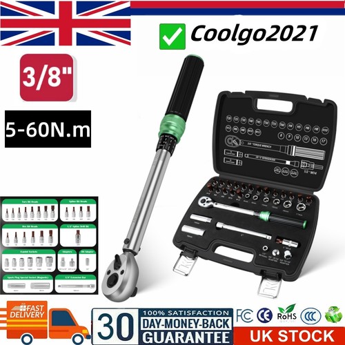 32pcs torque wrench 5 60 - 3/8", 5-60