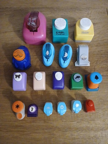 Bundle craft paper punches - of,