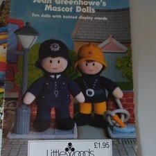 Jean Greenhowe's Mascot Dolls: Ten Dolls with Knitted Disp... by Greenhowe, Jean