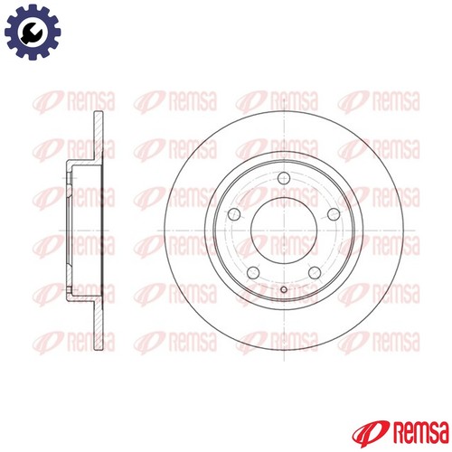 Brake disc 6206 for land - brake,