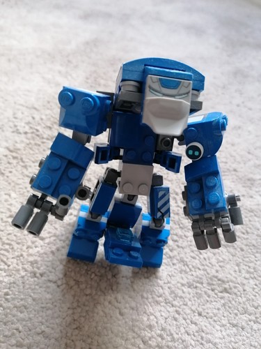Blue lego ironman avenger - ironman,