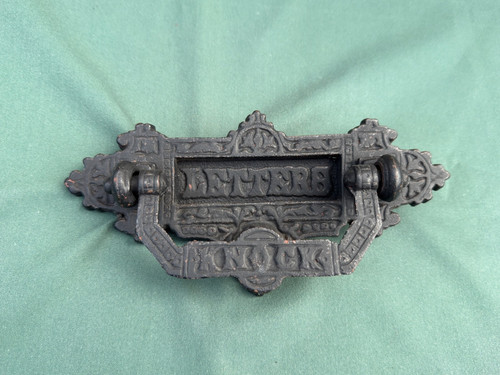 Cast iron door knocker - cast,